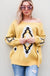 Aztec Printed Pullover Sweater LECCE