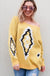 Aztec Printed Pullover Sweater LECCE