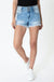 Kancan high rise hem detail shorts