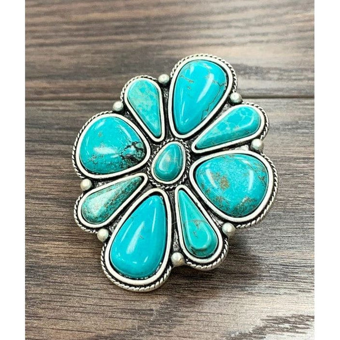 turquoise adjustable ring