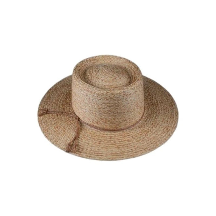 Sombrero de paja marrón claro