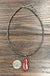 Navajo pearl necklace, natural gemstone pendant LECCE