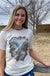 Yellowstone cowhide tee LECCE