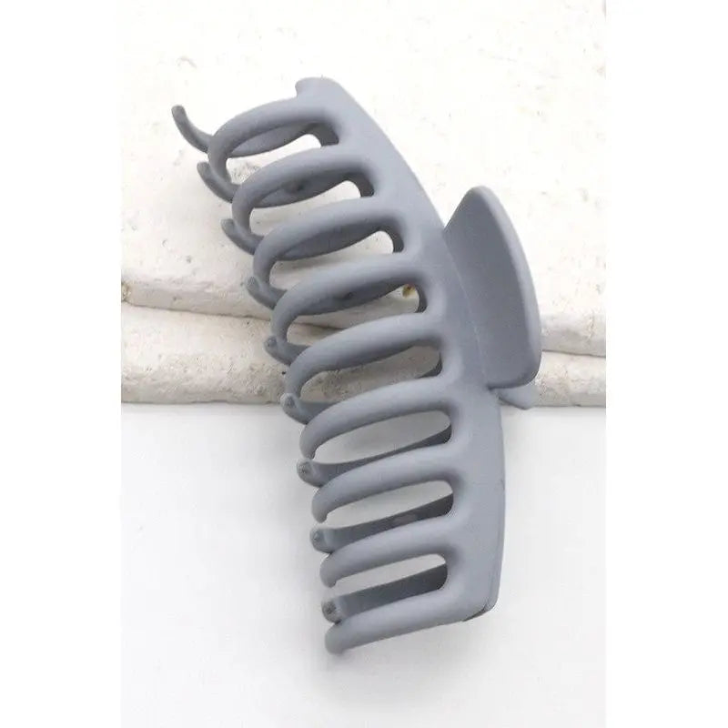 Oversized Matte Claw Clip Wall to wall