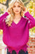 Frayed v neck sweater Main Strip