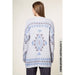 Aztec graphic knit soft cozy sweater cardigan