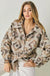 Printed button down shirt