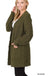Puff Sleeve Popcorn Cardigan With Pockets Zenana