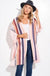 Stripe kimono cardigan