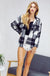 Oversize plaid shirt jacket
