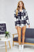 Oversize plaid shirt jacket