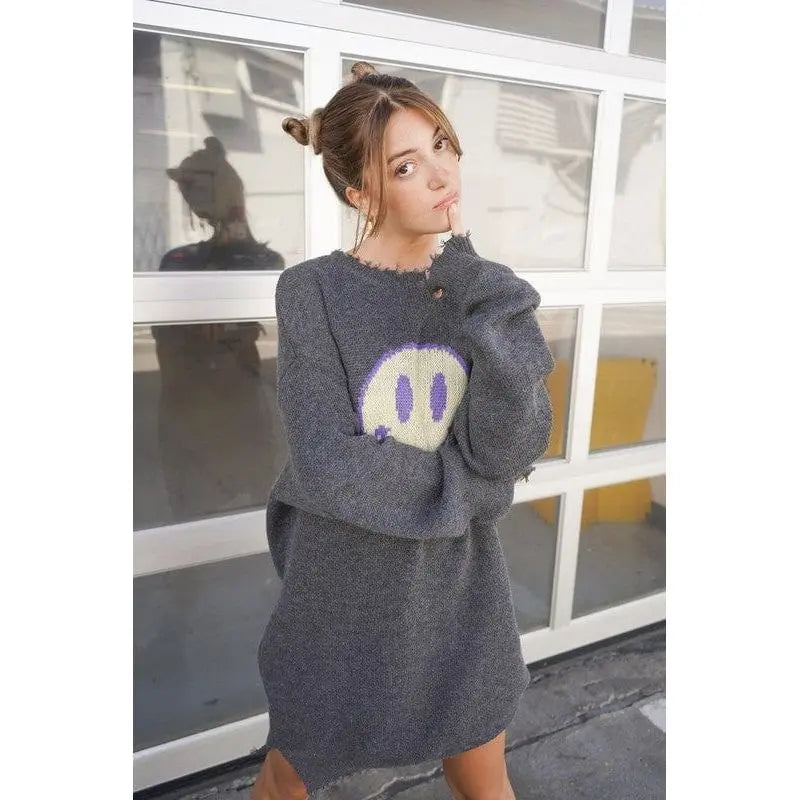Smile sweater dress miss sparkling