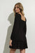 Smock detail ruffle mini dress