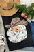 Leopard Hat Santa T-shirt L&B