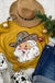 Leopard Hat Santa T-shirt L&B