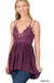 Crochet lace cami LECCE