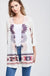 Aztec kimono cardigan- purples LECCE