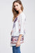 Aztec kimono cardigan- purples LECCE