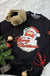 Merry Christmas santa and mistletoe L&B