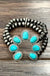 Turquoise blossom bracelet