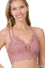 Crochet Lace Bralette With Bra Pads Zenana