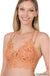 Crochet Lace Bralette With Bra Pads Zenana