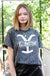 Yellow stone graphic leopard tees 12PM BY MON AMI