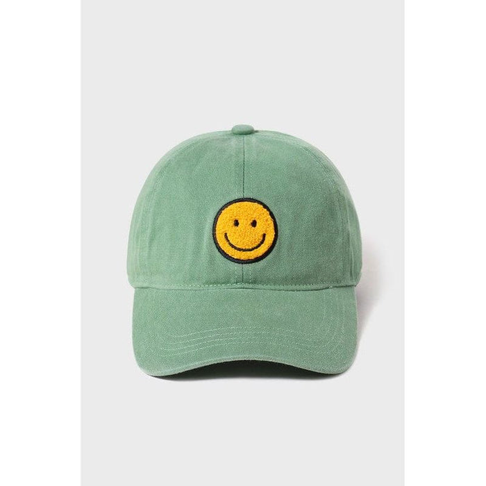 New style sherpa smile baseball cap