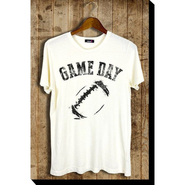 Camiseta con gráfico del día del juego.