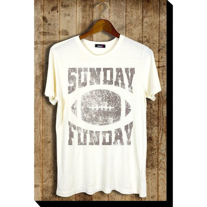 Camiseta con gráfico de fútbol Sunday Funday