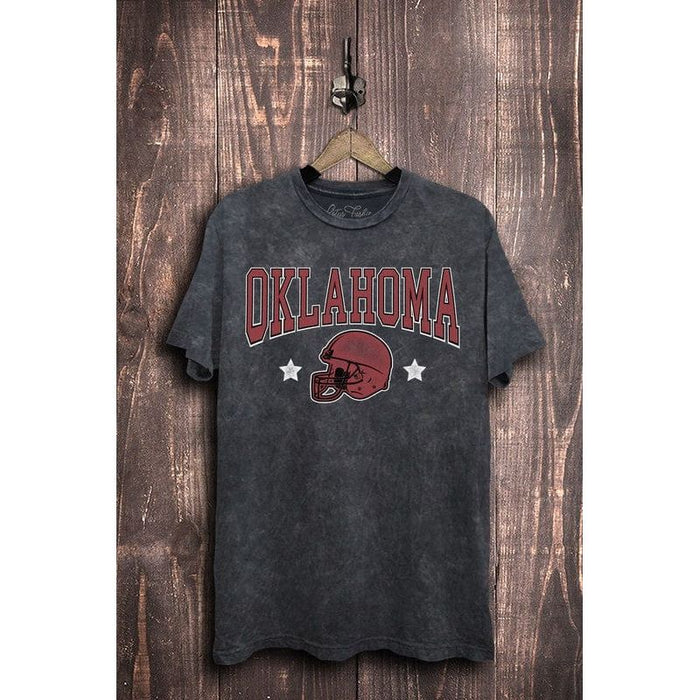 Camiseta con gráfico de fútbol de Oklahoma