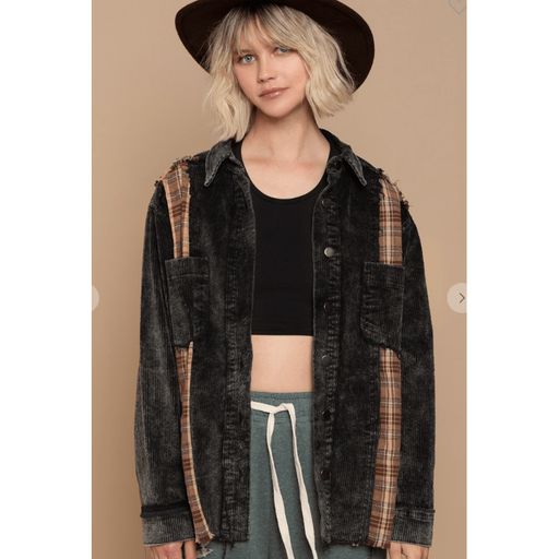 Corduory Plaid Jacket LECCE