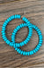 2.5" Long 8mm Beaded Hoop - LECCE