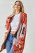 Fleece jacquard button opened cardigan Davi & Dani