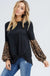 Cheetah Puff Sleeve Knit Sweater