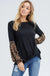 Cheetah Puff Sleeve Knit Sweater