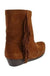 Minnetonka Side Fringe Wedge Ankle Boot (Women's) Brown vendor-unknown