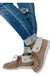 Gypsy Jazz Odeme Sherpa Lined Sneakers - Women's Cozy Winter Shoes LECCE