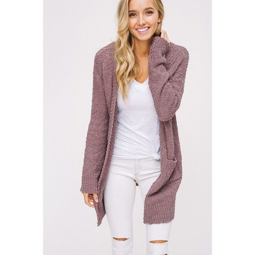 POPCORN OPEN CARDIGAN