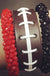 FOOTBALL LEATHER SNAP BRACELET