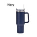 40 oz travel tumbler with handle and straw - LECCE