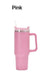 40 oz travel tumbler with handle and straw - LECCE