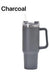 40 oz travel tumbler with handle and straw - LECCE