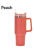 40 oz travel tumbler with handle and straw - LECCE