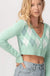 Knit Cropped Button Cardigan