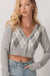 Knit Cropped Button Cardigan