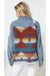 Denim Contrast Aztec Jacket LECCE