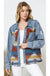 Denim Contrast Aztec Jacket LECCE