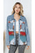 Denim Contrast Aztec Jacket LECCE