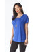 Bamboo R-neck with cross neck detail . color JADE